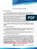 Curso Técnico Do Ramo Lobinho: Art. 4º. Os Cursos Técnicos (CT) Têm Carga Horária Mínima de 8 Horas e Máxima