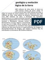 Historia geológica y evolución biológica de la Tierra