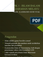 Topik 1 - Islam Dalam Pensejarahan Melayu