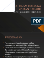 Topik 2 - Islam Pembuka Zaman Baharu