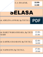 Selasa: Dr. Prof. Dr. ZAINUL A. DJAAFAR, Sp.T.H.T.K.L. (K)