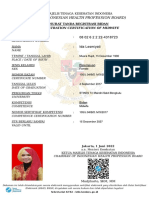 (The Indonesian Health Profession Board) : Registration Certification of Midwife