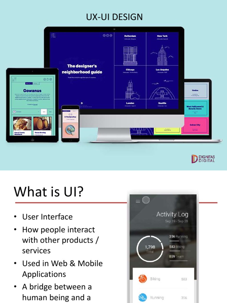 Ux-Ui Presentation | Download Free PDF | User Interface | Communication