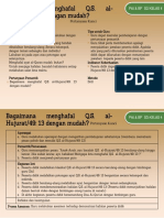 Detail Pertemuan - Menghafal QS Al Hujurat