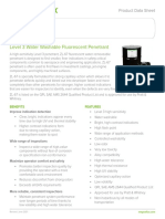 Level 3 Water Washable Fluorescent Penetrant: Product Data Sheet