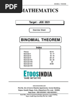 Mathematics: Binomial Theorem