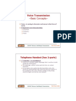 Voice Transmission Vdigitization