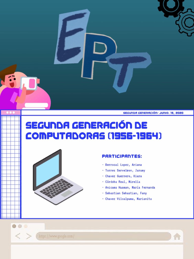 Segunda Generación de Computadoras (1956-1964) | PDF | Almacenamiento ...