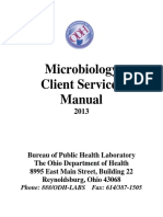 Microbiology Client Services Manual