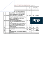 Schedule - II Installation & Other Services: Installation of New 11 KV 1500 Kvar Auto Switch Capacitor Bank