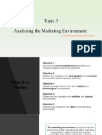 Topic 3 Analyzing The Marketing Environment