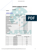 Error Summary Report