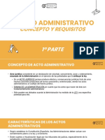 Requisitos y características del acto administrativo