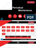 FUSO FA Periodic Maintenance Service Schedule and Costs