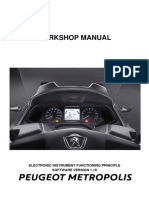 Peugeot Metropolis: Workshop Manual