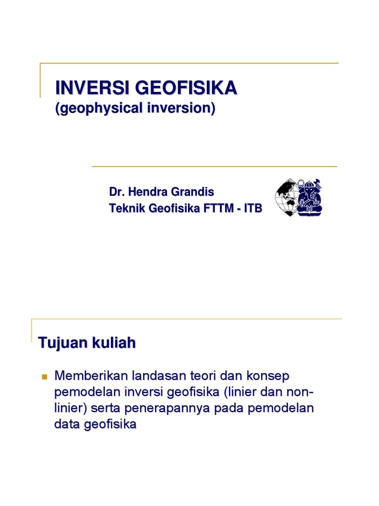 Inversi 2008 | PDF | Metode & Bahan Ajar