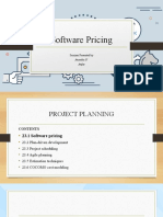 Software Pricing: Seminar Presented by