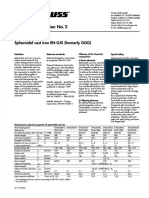 Spheroidal Cast Iron EN-GJS (Formerly GGG) Spheroidal Cast Iron EN-GJS (Formerly GGG)
