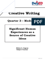 Creative Writing - Q1 - M2