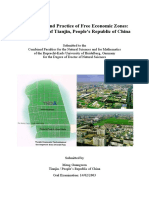 The Theory and Practice of Free Economic Zones: A Case Study of Tianjin, People's Republic of China