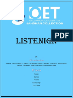 Listening Jahshan OET Collection