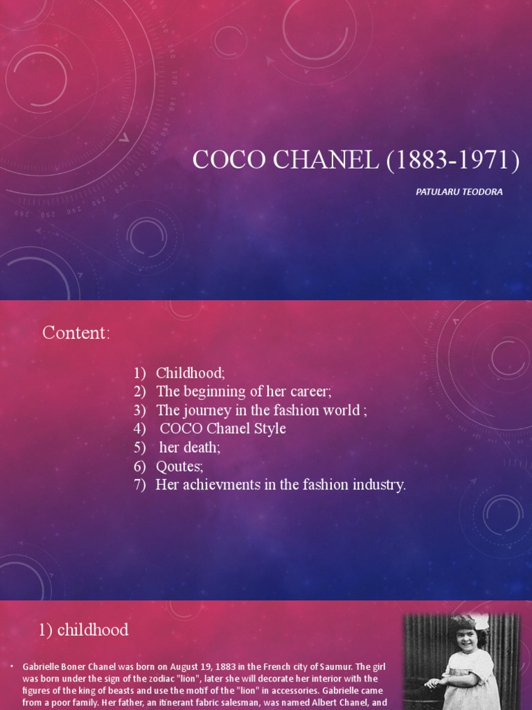 Coco Chanel, PDF