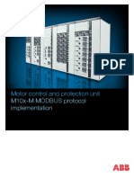 1TNC911505M0206 M10x-M MODBUS Protocol Implementation (2016) - R5