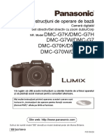 Manual de Utilizare Panasonic Lumix DMC-G7 (Română - 68 Pagini)