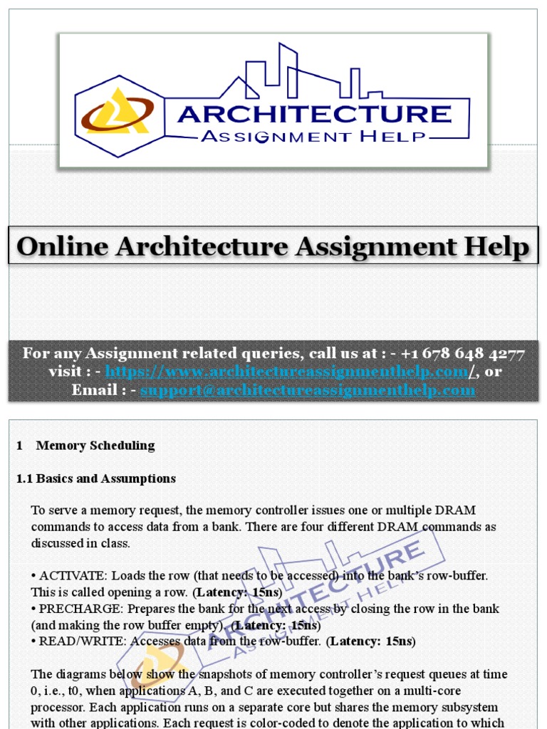 Architecture Assignment Assistance Online | PDF | Cpu Cache | Central ...