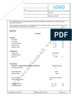 Crossbolt dimensioning and calculation