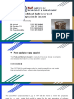 Post Architecture Model and Scale Factor Used in The Exponent Computation in The Post Architecture Model