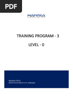 Training Program - 3 Level - 0: Mahesh Patel