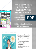 Way To Write Research Paper With Hassle Free - Delhi, India, Chandigarh