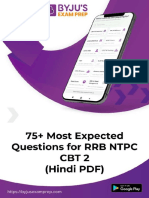 RRB NTPC CBT Hindi 45-1-63