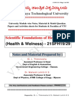 Scientific Foundations of Health (SFH)
