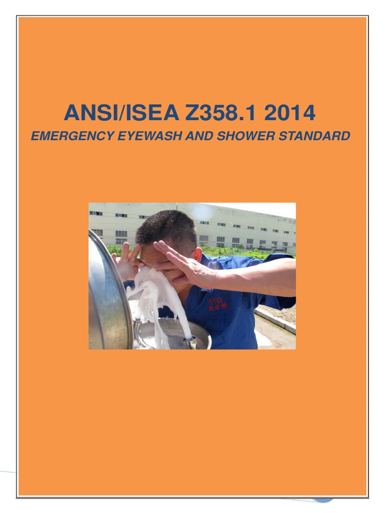 Emergency eyewash and shower standard ansi isea z358 1 2014 pdf