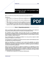 Mali Code Du Itravail 1992