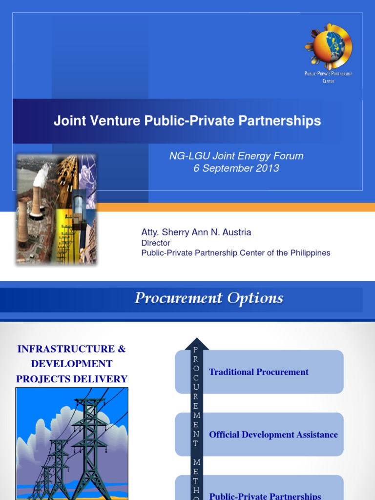 Joint Venture PPP Guidelines Overview | PDF | Joint Venture | Public ...