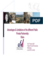 Advantages & Limitations of The Different Public Private Partnership Risks