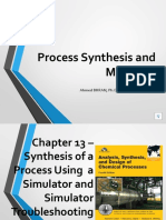 Synthesis of A Process Using Simulator Part 2 Lecture 17