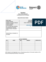 Rotarock: Registration Form