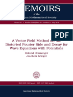 A Vector Field Method on the Distorted Fourier Side and Decay for Wave Equations With Potentials