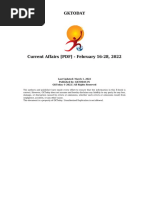 Gktoday 16 - 28 February 2022 | PDF | Finance & Money Management