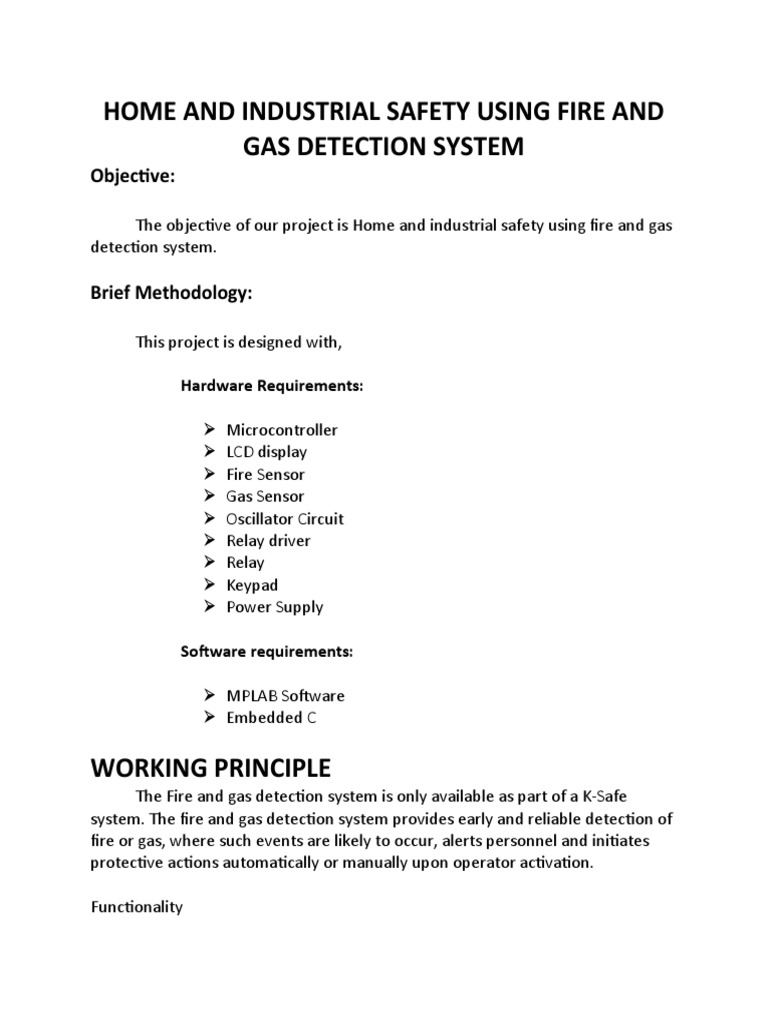 Fire & Gas Safety for Homes & Industry | PDF