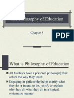 The Philosophy of Education