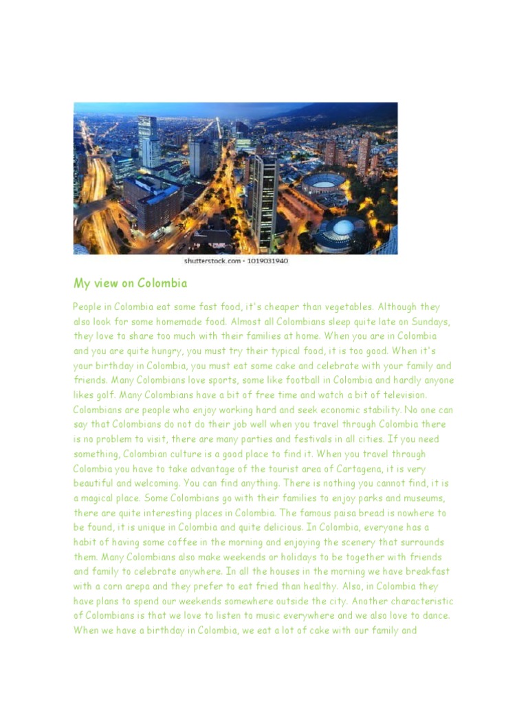 My View On Colombia 22 | PDF | Cooking, Food & Wine | Lifestyle