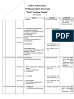 JADWAL FORTASI 2022 Mudasi