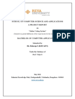 School of Computer Science and Applications A Project Report On