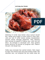 Ayam Masak Merah Sedap Dan Mudah