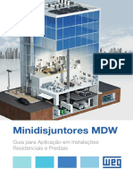 WEG Minidisjuntores MDW Guia para Aplicacao em Instalacoes Residenciais e Prediais 50034158 Catalogo PT